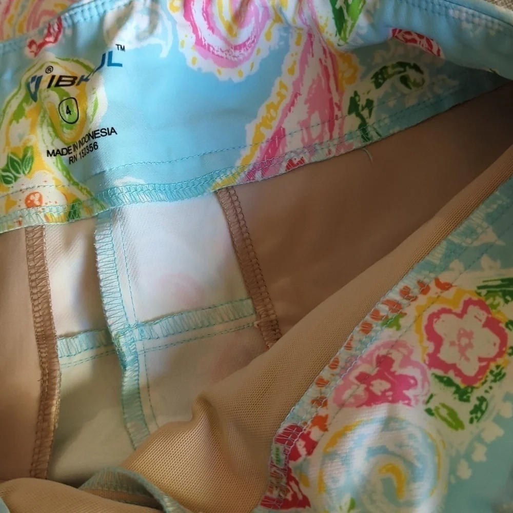 Ikbul UPF 50+ Sharon Seafoam Paisley Floral Golf Outdoors Ankle Pants NWT 4 - Picture 13 of 16